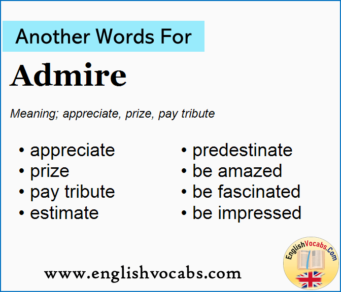Another word for Admire, What is another word Admire