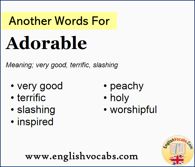 Another Word For Adorable What Is Another Word Adorable English Vocabs