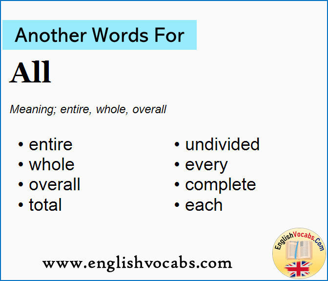 Another word for All, What is another word All