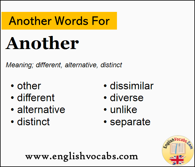 Another word for Another, What is another word Another