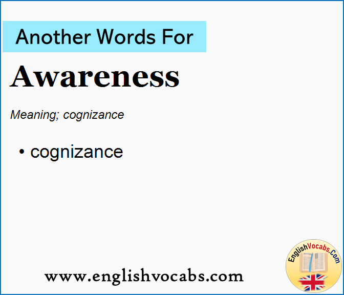 Another word for Awareness, What is another word Awareness