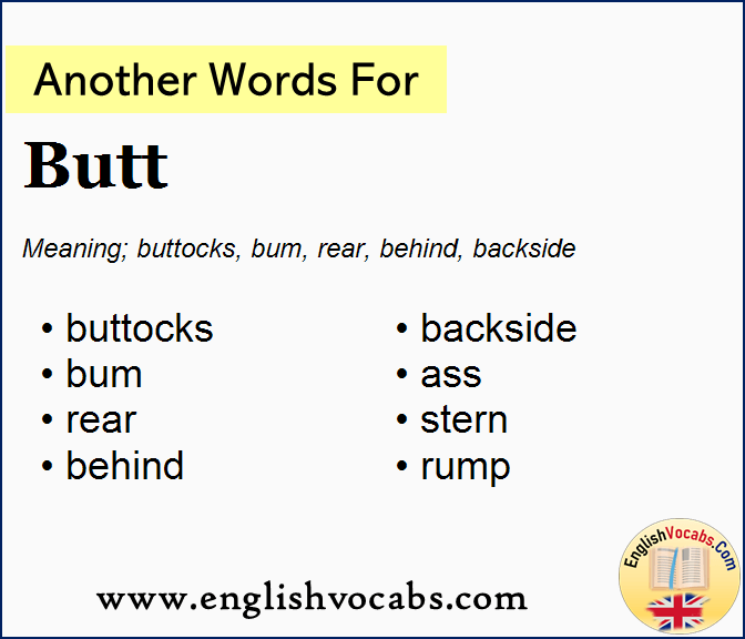 Another word for Butt, What is another word Butt