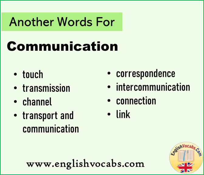 Another word for Communication, What is another word Communication