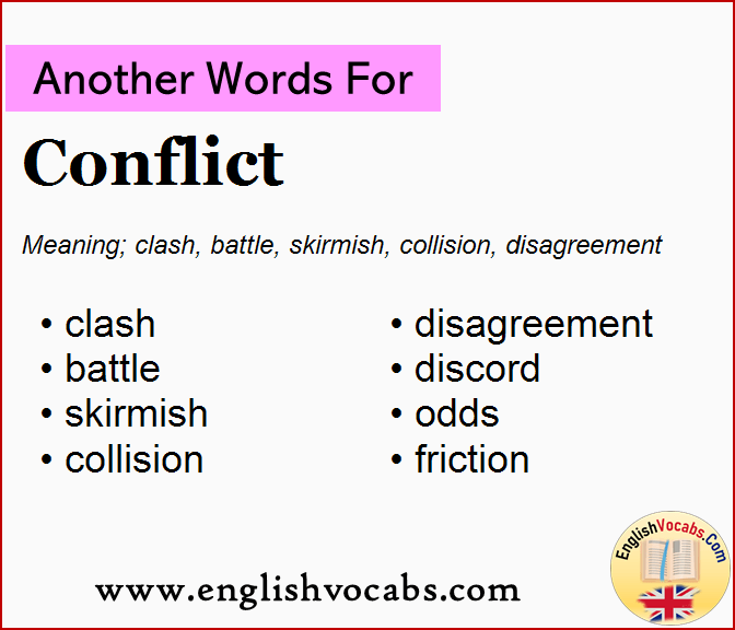 Another Word For Conflict What Is Another Word Conflict English Vocabs