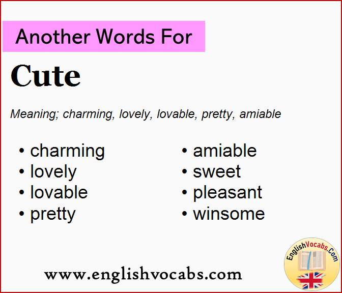 Another word for Cute, What is another word Cute