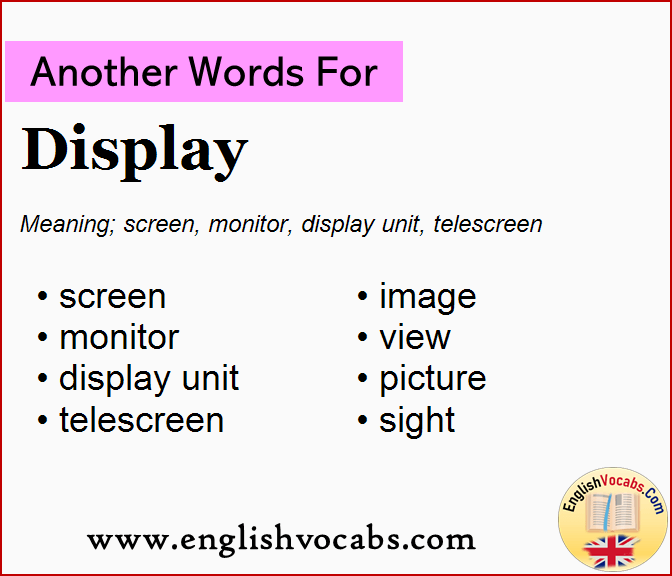 Another word for Display, What is another word Display