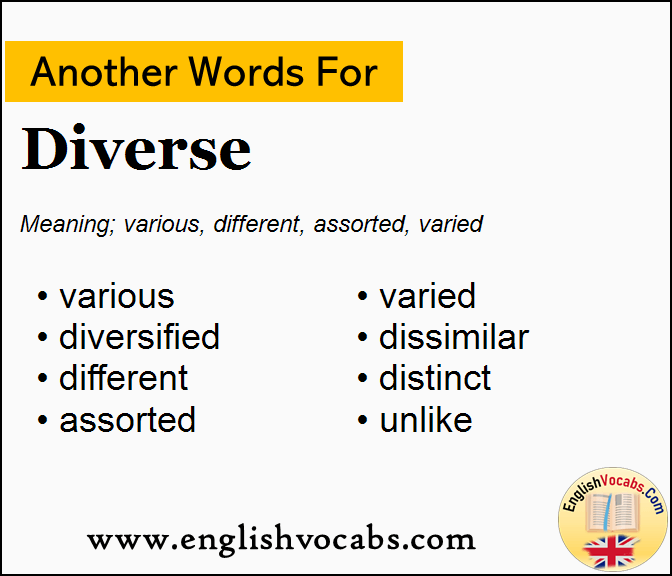 Another word for Diverse, What is another word Diverse