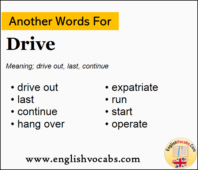 Another word for Drive, What is another word Drive