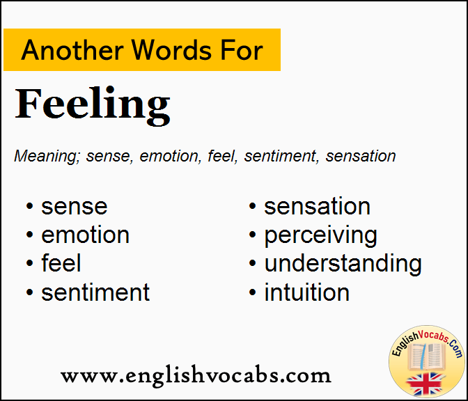 Another word for Feeling, What is another word Feeling