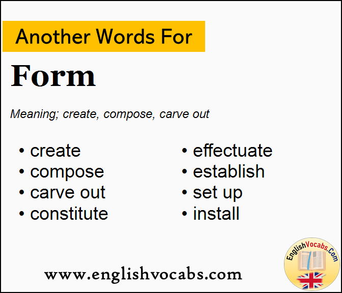  Another Word For Form What Is Another Word Form English Vocabs