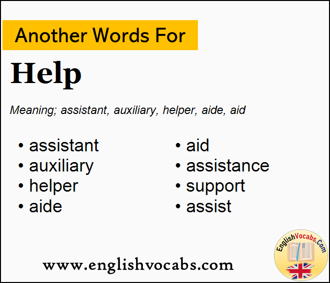Another word for Help, What is another word Help