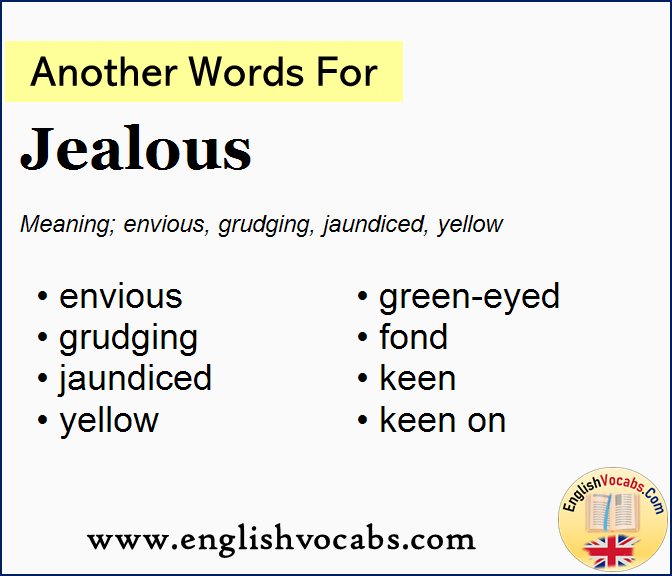 Another Word For Jealous What Is Another Word Jealous English Vocabs