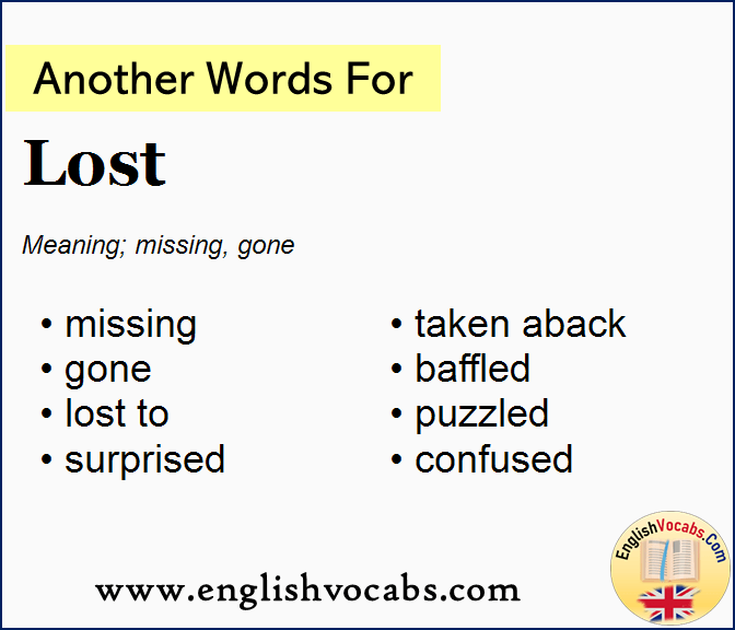 Another word for Lost, What is another word Lost