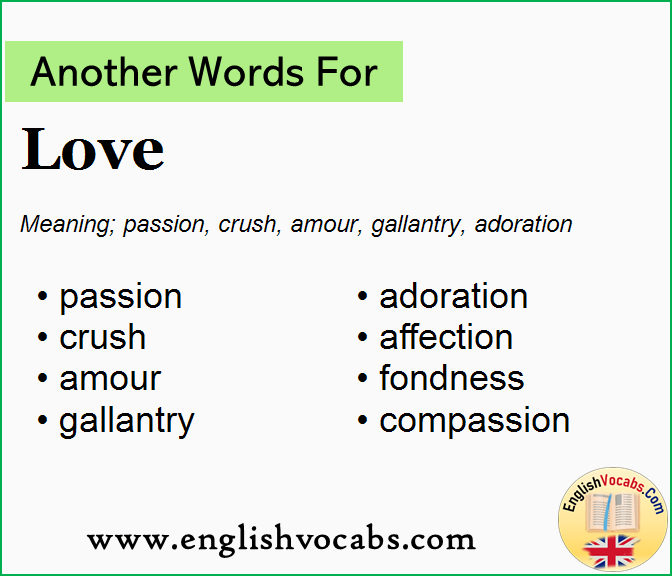 Another word for Love, What is another word Love