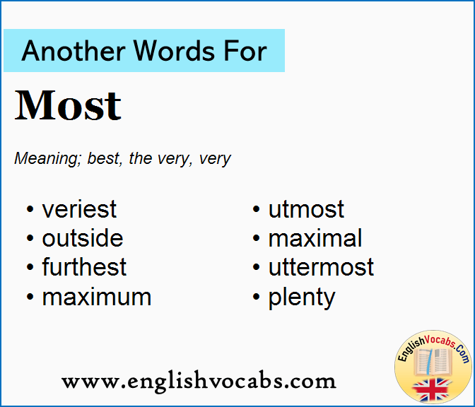 Another word for Most, What is another word Most