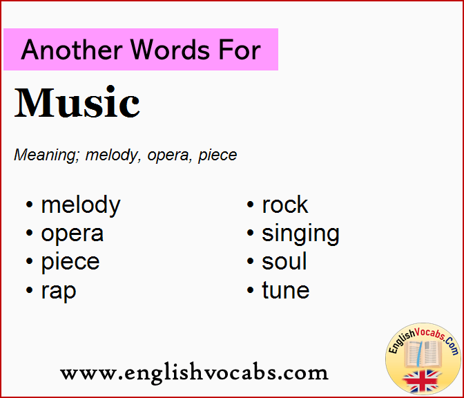 Another Word For Music What Is Another Word Music English Vocabs