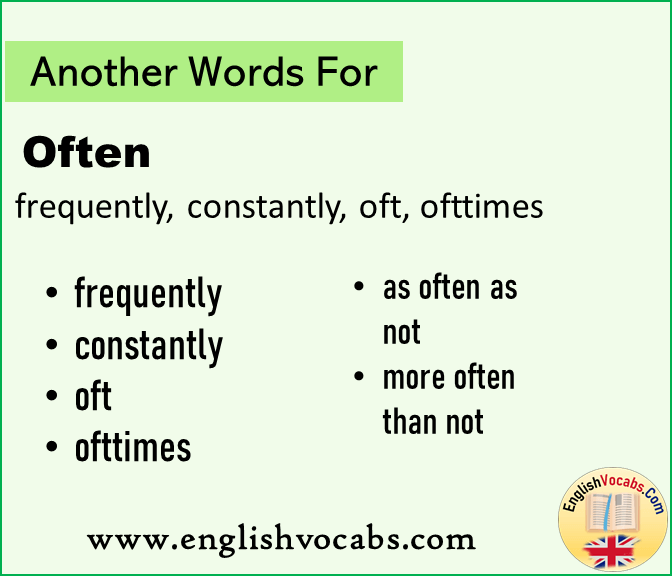 Another word for Often, What is another word Often