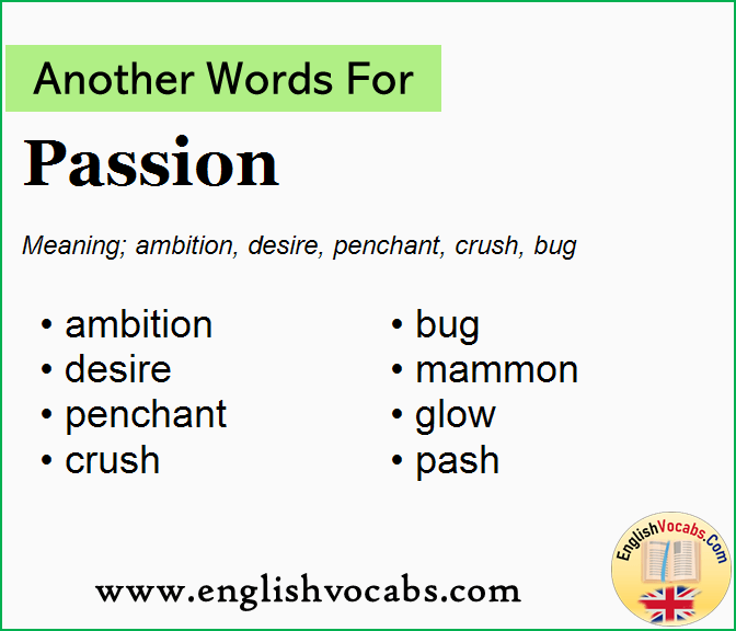 Another word for Passion, What is another word Passion
