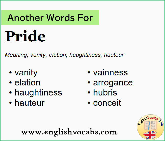 Another word for Pride, What is another word Pride