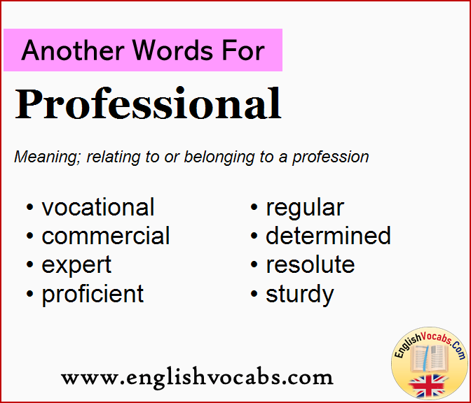Another word for Professional, What is another word Professional