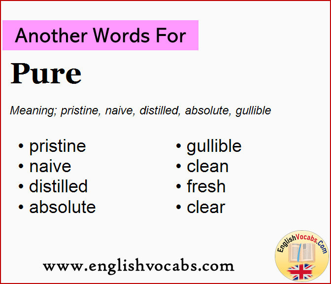 Another word for Pure, What is another word Pure
