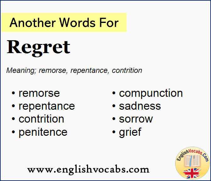 Another word for Regret, What is another word Regret