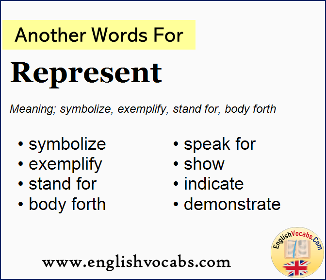 Another Word For Represent What Is Another Word Represent English Vocabs