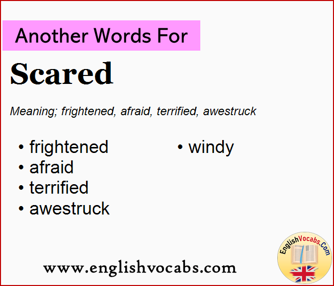 Another word for Scared, What is another word Scared