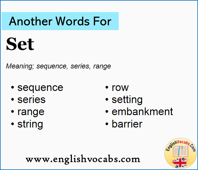 Another word for Set, What is another word Set