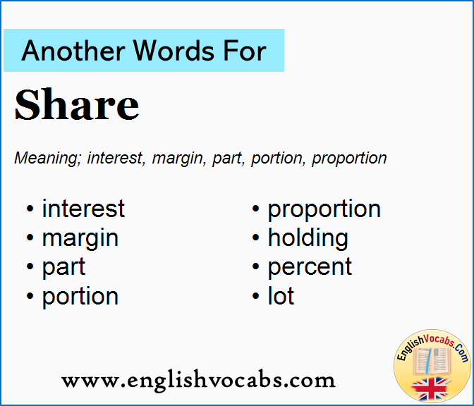 Another word for Share, What is another word Share