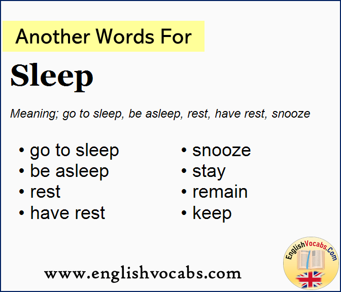 Another word for Sleep, What is another word Sleep