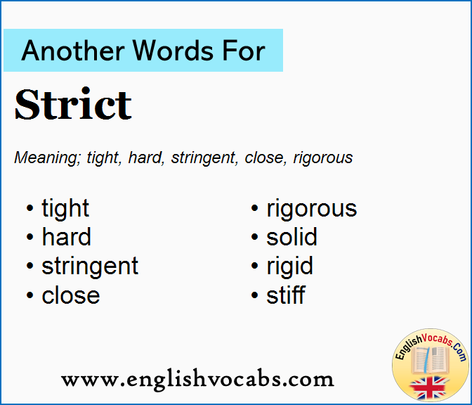 Another Word For Strict What Is Another Word Strict English Vocabs