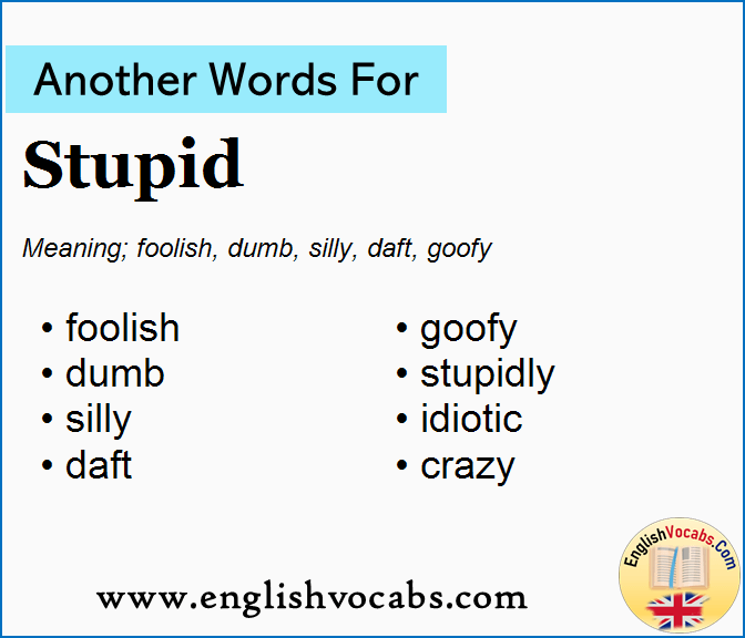 Another word for Stupid, What is another word Stupid