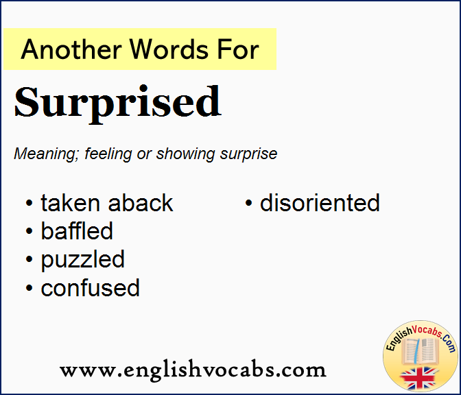 Another Word For Surprised What Is Another Word Surprised English Vocabs