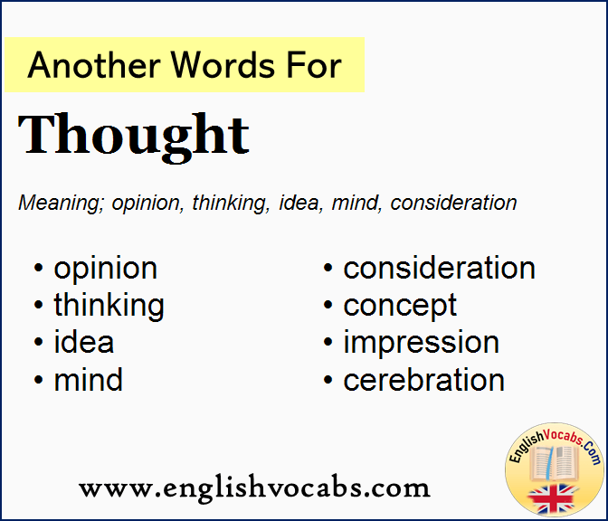 Another Word For Thought What Is Another Word Thought English Vocabs