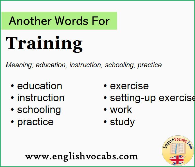 Another word for Training, What is another word Training