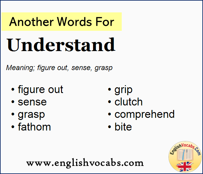 Another word for Understand, What is another word Understand
