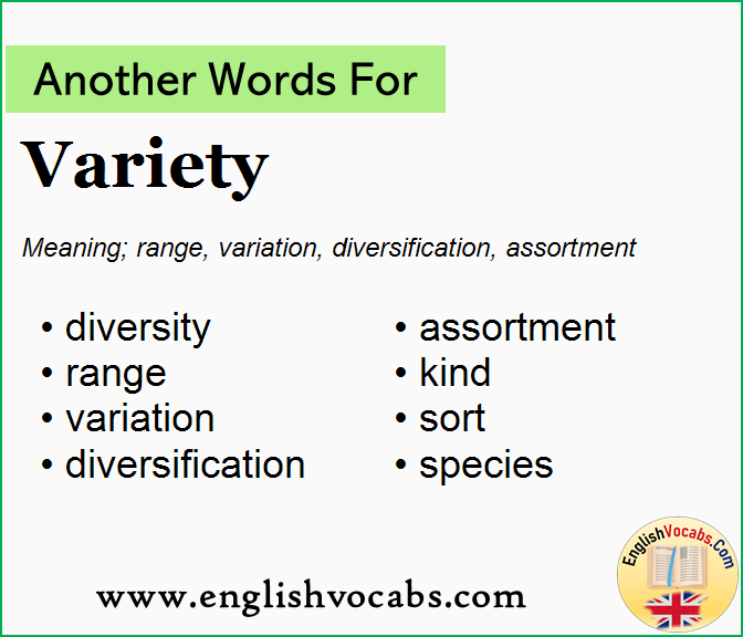 Another word for Variety, What is another word Variety