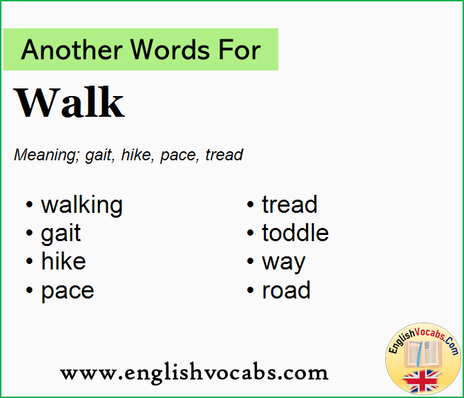 Another word for Walk, What is another word Walk