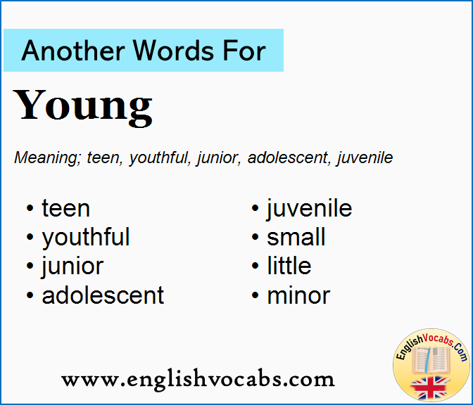 Another Word For Young What Is Another Word Young English Vocabs