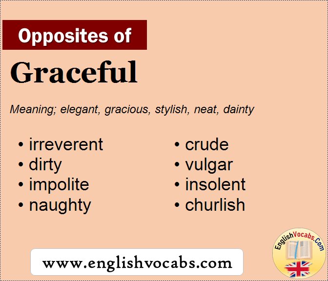 Opposite Of Graceful Archives English Vocabs