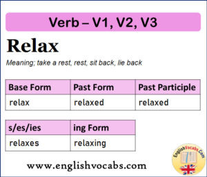 synonyms for relax verb