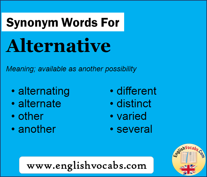 Synonym for Alternative, what is synonym word Alternative