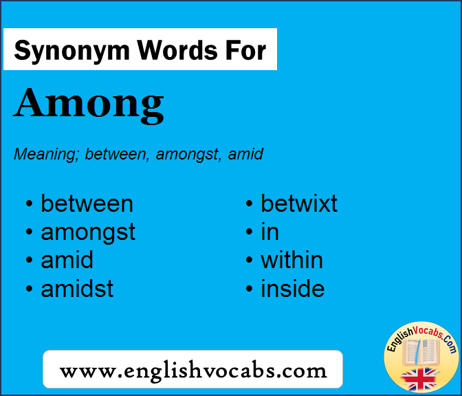 Synonym for Among, what is synonym word Among