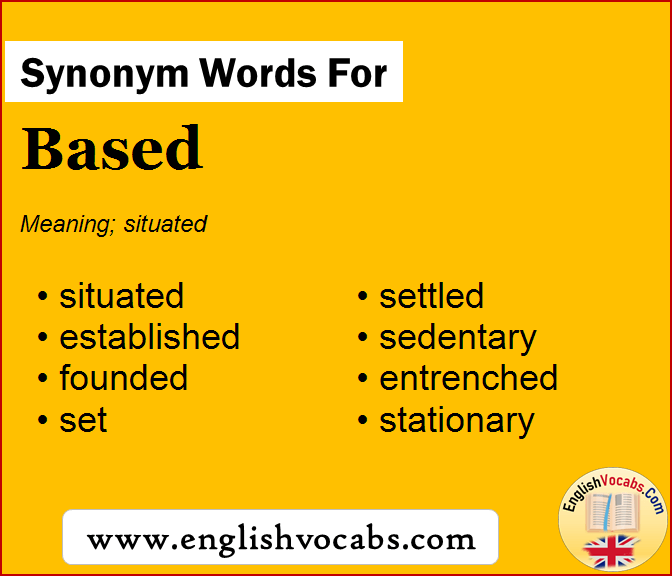 Synonym for Based, what is synonym word Based