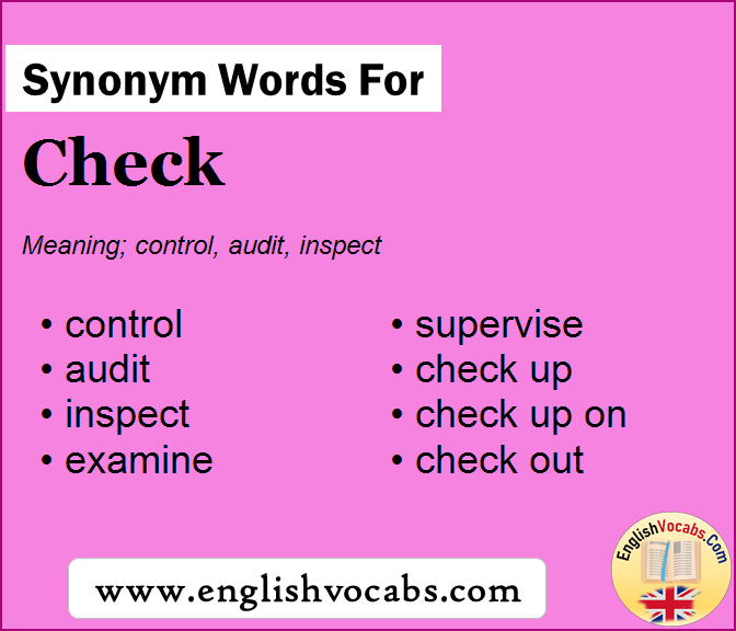 Checking Synonym