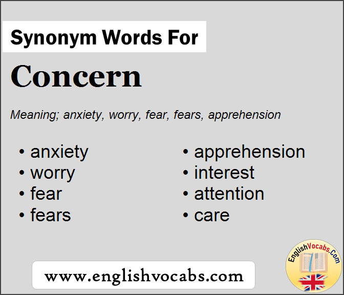Synonym for Concern, what is synonym word Concern