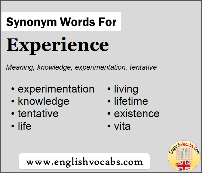 Synonym for Experience, what is synonym word Experience