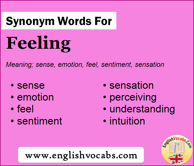 Synonym for Feeling, what is synonym word Feeling