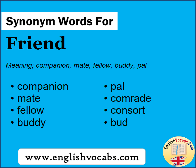 Synonym for Friend, what is synonym word Friend